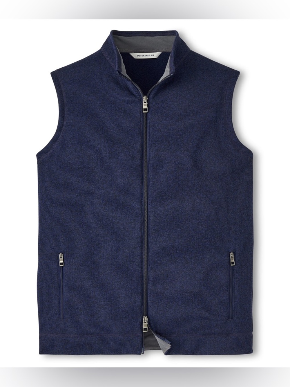 Peter Millar Crown Sweater Fleece Vest Navy Blue Size XL NWT